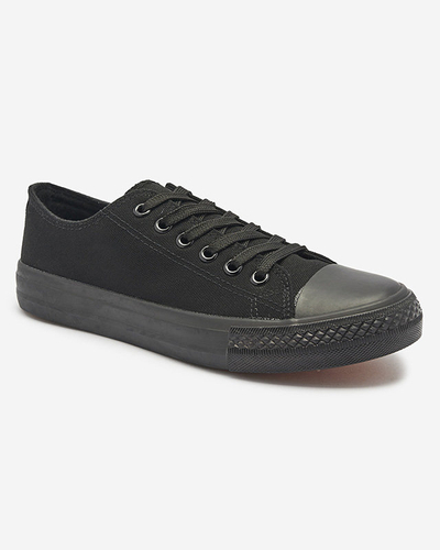 Schwarze klassische Damen-Schnürsneaker Ogisa - Schuhe