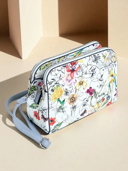 Royalfashion Kleine Damenhandtasche aus Ökoleder Florentia