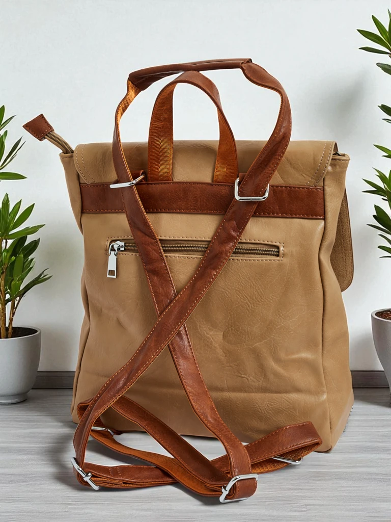 Royalfashion Damenrucksack aus Öko-Leder Klara