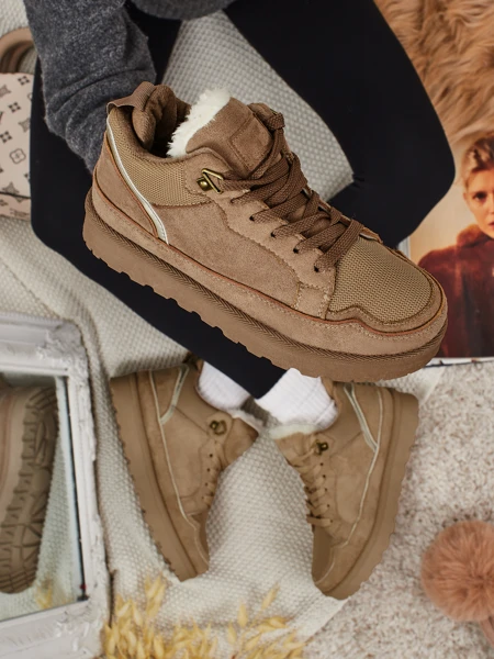 Faylo Damen-Sneakers mit Warmfutter