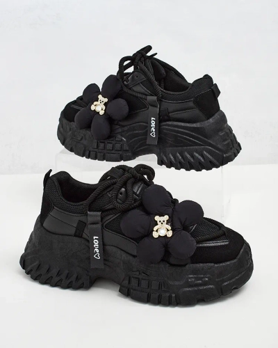 Royalfashion Damen Plateau Turnschuhe Bereya