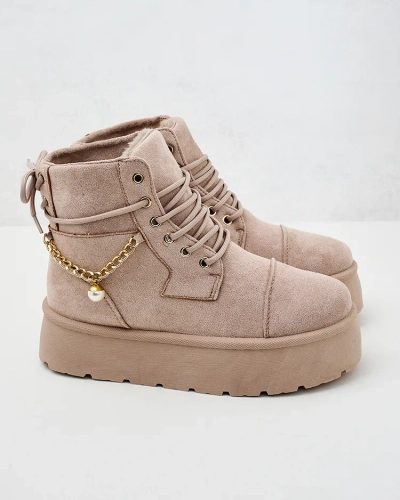 Royalfashion Damen Schnürstiefel Woruces