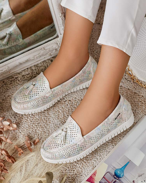 Royalfashion Жіночі ажурні мокасини Molaffa