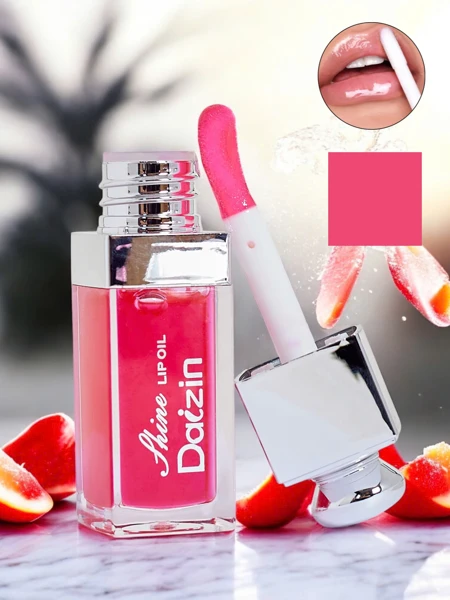 Lippen-Gloss Farbe Fuchsia
