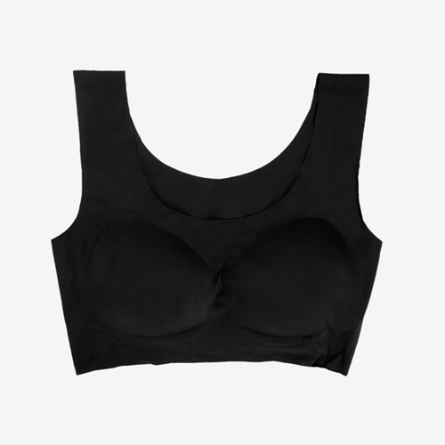 Чорний жіночий безшовний бюстгальтер