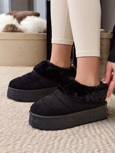 Royalfashion Kurze Damenstiefel à la Schneestiefel Eliozi