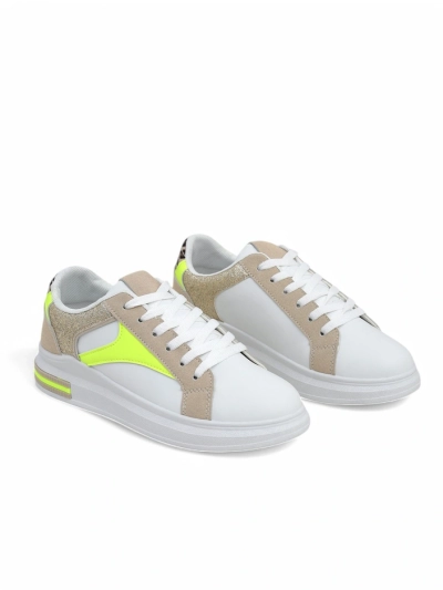 Royalfashion Damen Sneakers mit Glitzer Kaone