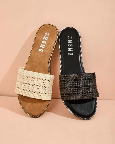 Royalfashion Damen Bofira flache Sohle Flip-Flops