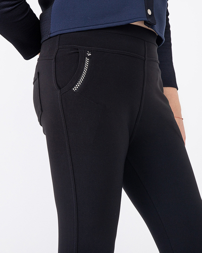 Чорні жіночі трегінги PLUS SIZE - Одяг