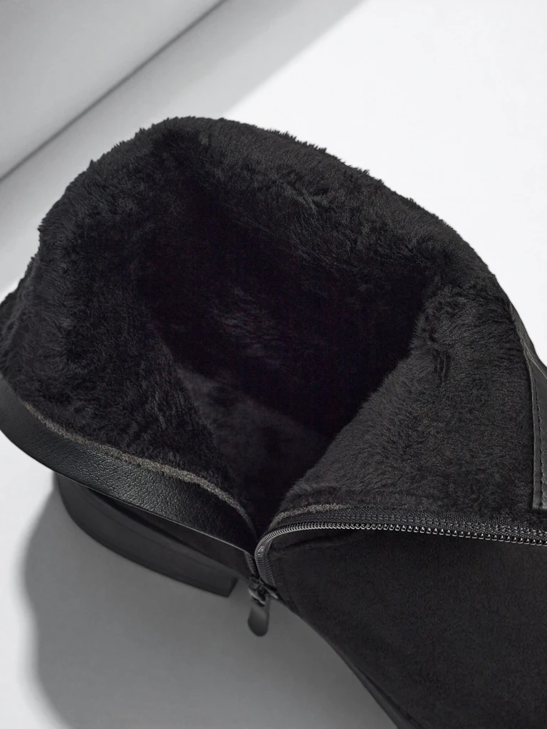 Höhere Damenstiefeletten Norvia aus Öko-Wildleder