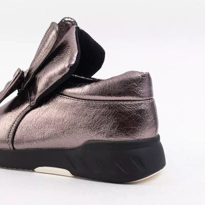 OUTLET Sportschuhe für Kinder in Graphit mit Elira-Dekor - Schuhe