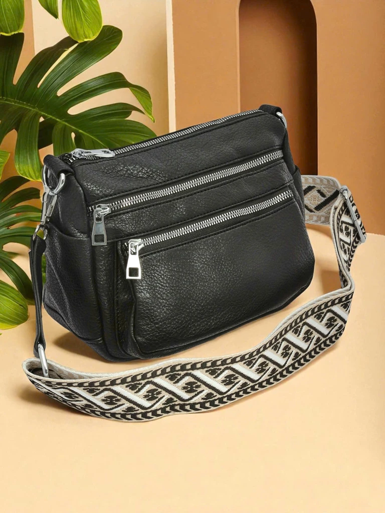 Royalfashion Kleine Damenhandtasche aus Ökoleder Thalassa Italia