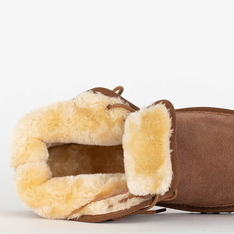 Herrenstiefel Luna Braun Leder Casual für den Winter