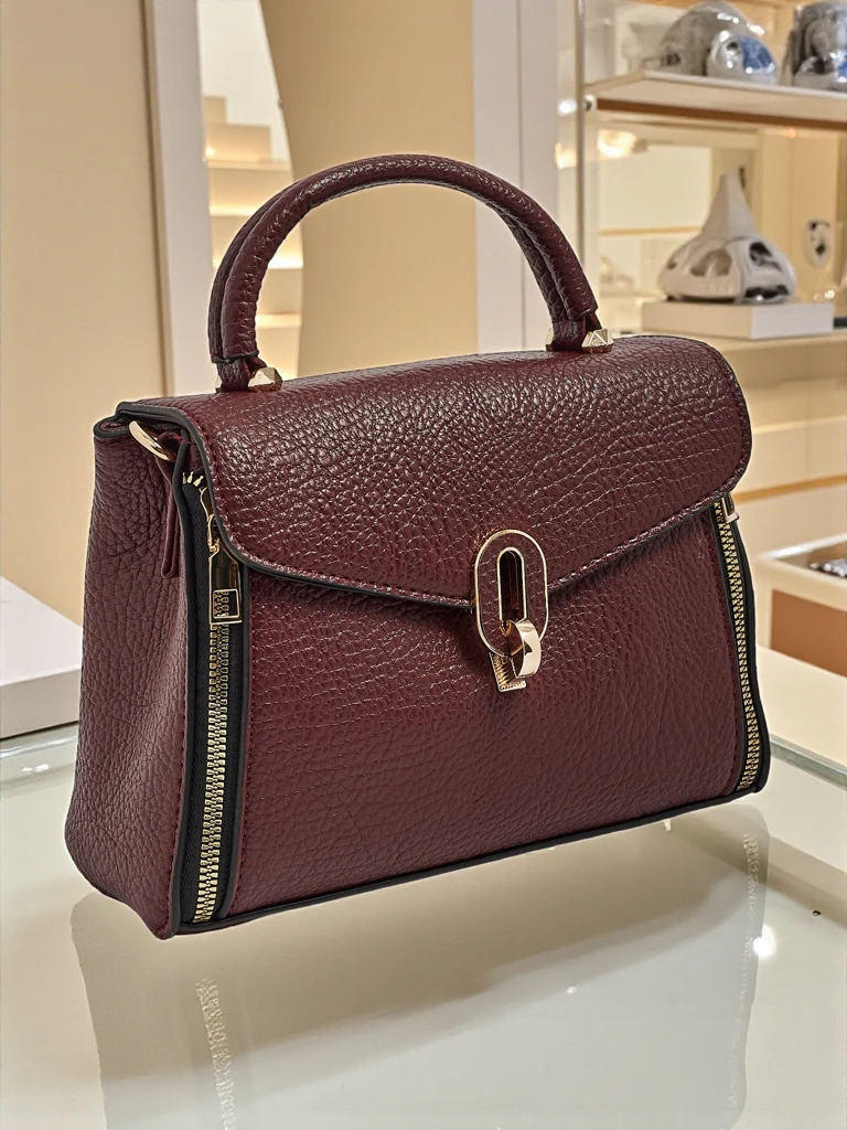 Kleine Damenhandtasche aus Öko-Leder Celoura