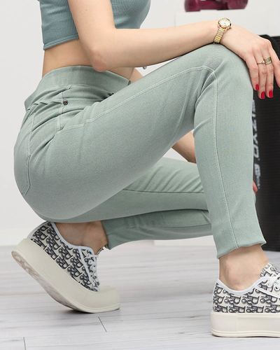 Grüne Treggings für Damen - Kleidung