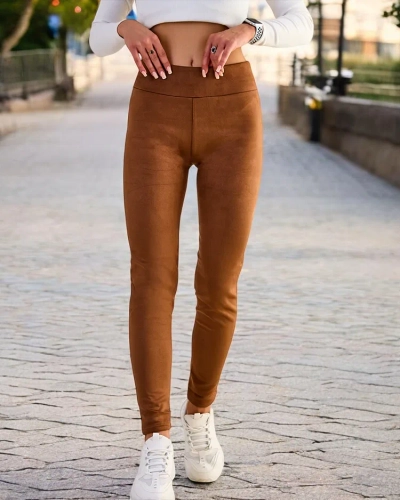 Royalfashion Damen Leggings a'la suede