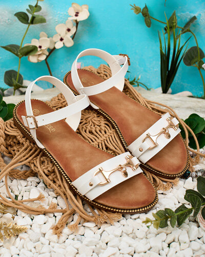 Royalfashion Dekorierte Damen-Sandalen von Umbe