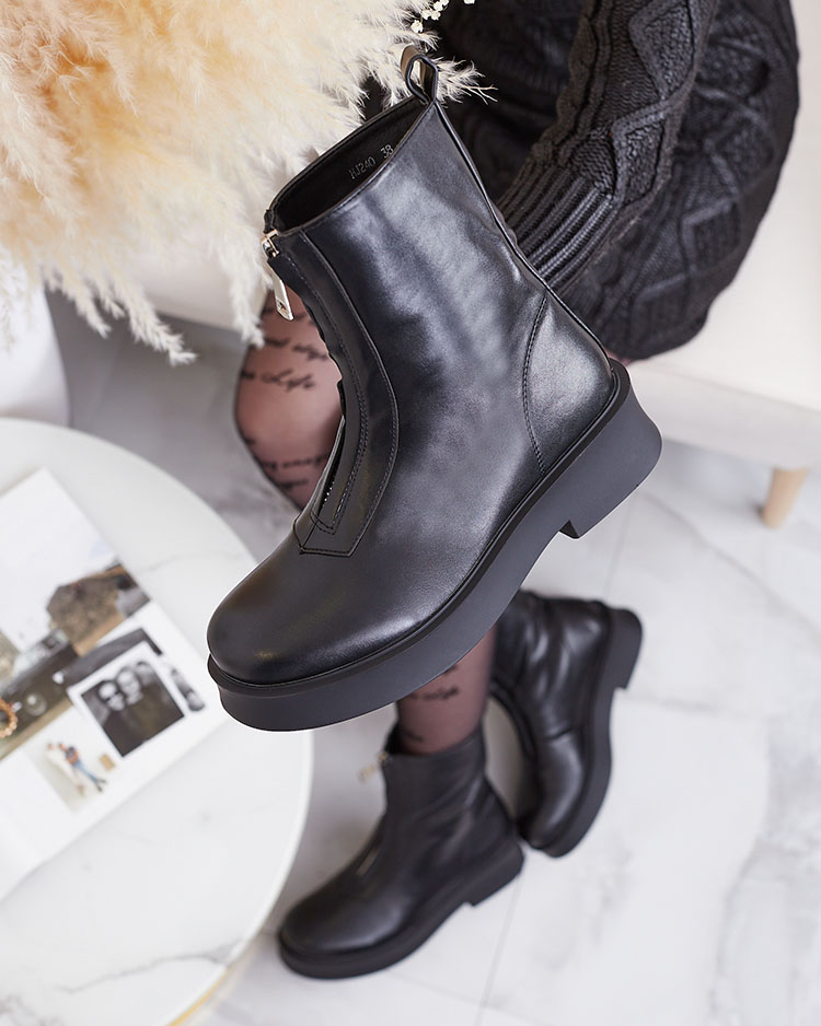 Royalfashion Damenstiefel in schwarz Opialef