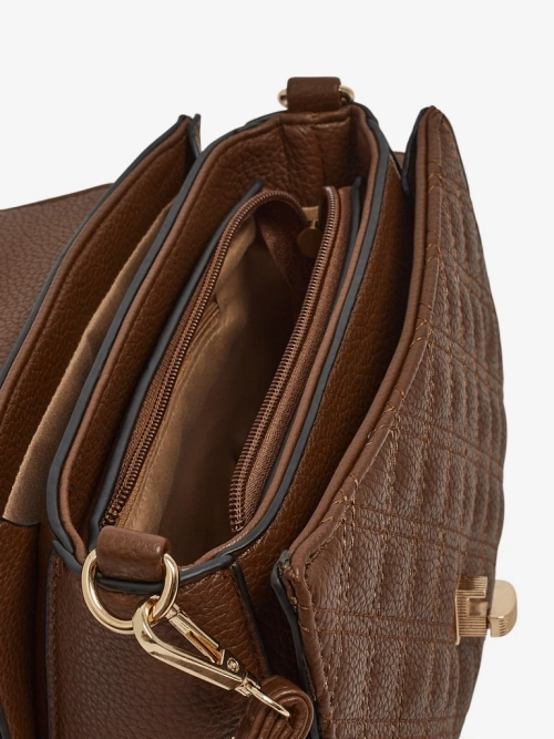 Жіноча Сумочка Luna Темно-Коричнева Екошкіряна Елегантна