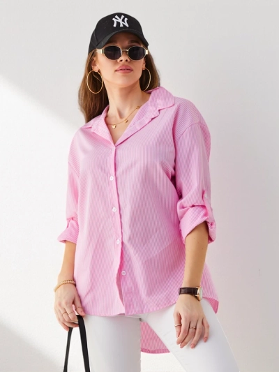 Royalfashion Damen gestreiftes Hemd