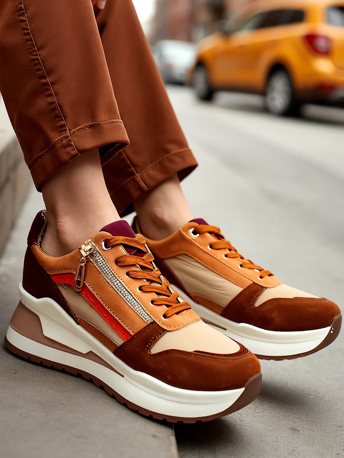 Royalfashion Damen Sportschuhe mit verstecktem Absatz Bessase