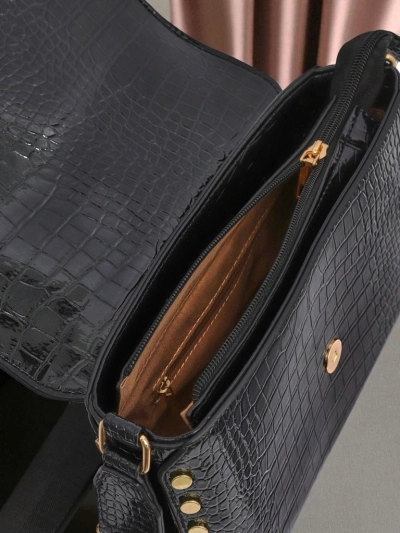Royalfashion Lackierte kleine Damenhandtasche aus Kunstleder Nexa Vale