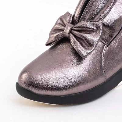 OUTLET Sportschuhe für Kinder in Graphit mit Elira-Dekor - Schuhe