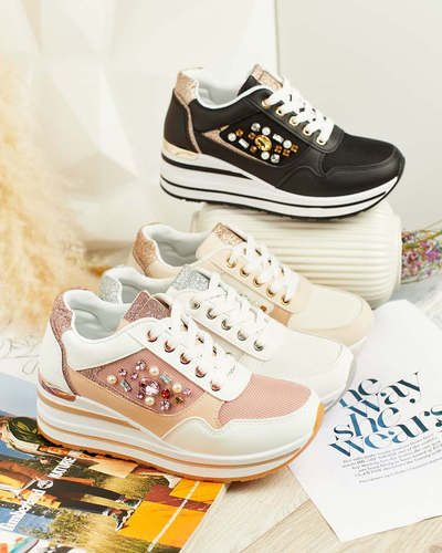 Royalfashion Sportliche Damen-Sneaker auf Koturna Roenna