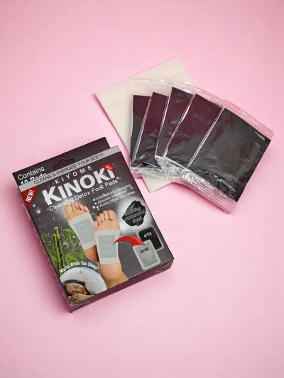 Entgiftende Fußpflaster DETOX KINOKI 10 Stk Beifuß