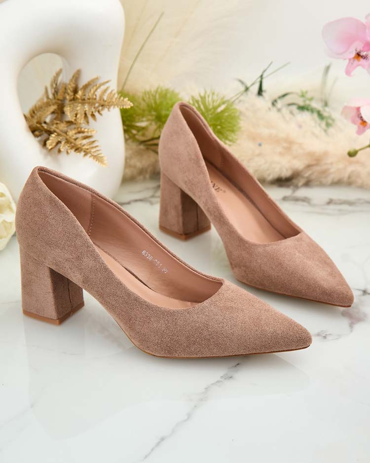 Royalfashion Damen hohe Stiletto-Pumps Zasosse