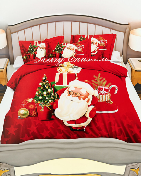 Royalfashion Gemusterte Bettwäsche 200x220 3-teiliges Set
