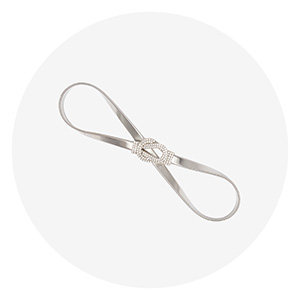 Silbernes Metallarmband für Damen - Accessoires