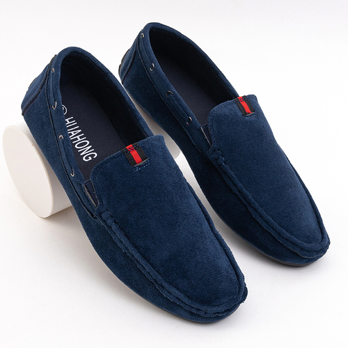 OUTLET Чоловічі темно-сині лофери Hodz-Shoes