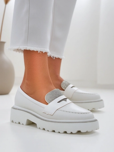 Royalfashion Damenmokassin mit Strass Vinness