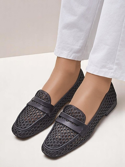 Royalfashion durchbrochene Damen-Mokassins Azuros