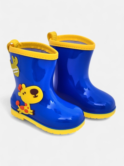 Royalfashion Дитячі гумові чоботи з нашивками Good Time