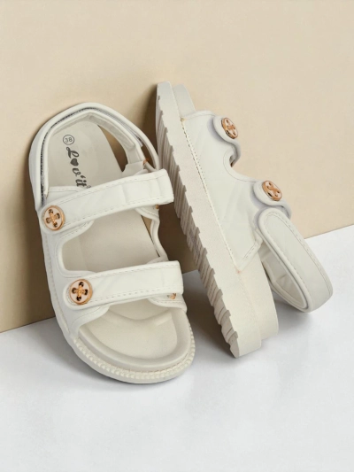 Royalfashion Damensandalen mit dickerer Sohle Vivere