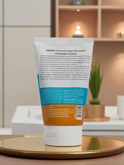 Kopfhautmassagecreme mit Minoxidil und Keratin - stärkt das Haar und fördert das Wachstum