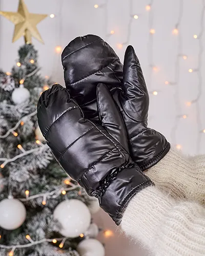 Royalfashion Schwarze Damenhandschuhe