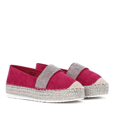 Fuchsia Espadrilles mit Zirkonia Anasdiea - Schuhe