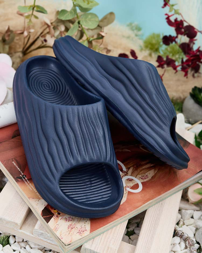Royalfashion Women's Magged rubber flip-flops