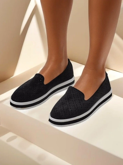 Royalfashion Damen Perforierte Loafers Cerrole
