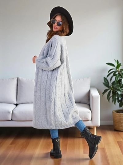 Royalfashion Damen-Strick-Überwurf-Pullover