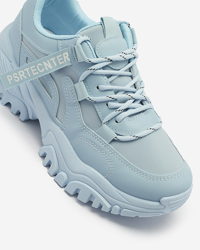 Blaue Damen-Sneaker-Sportschuhe Evilpo- Footwear