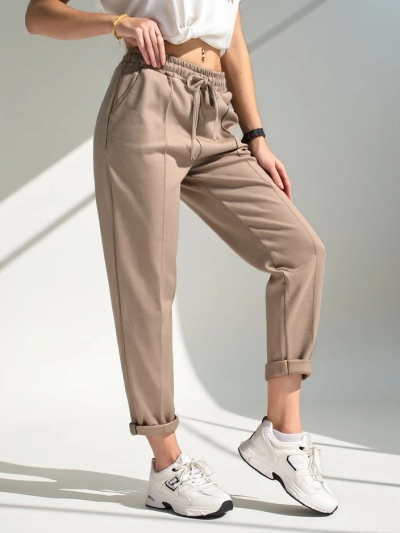 Royalfashion Gerade Damen-Hosen aus Viskose
