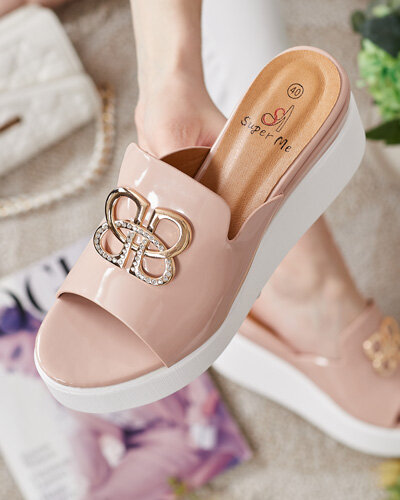 Royalfashion Lackierte Damen-Flip-Flops auf Sailla