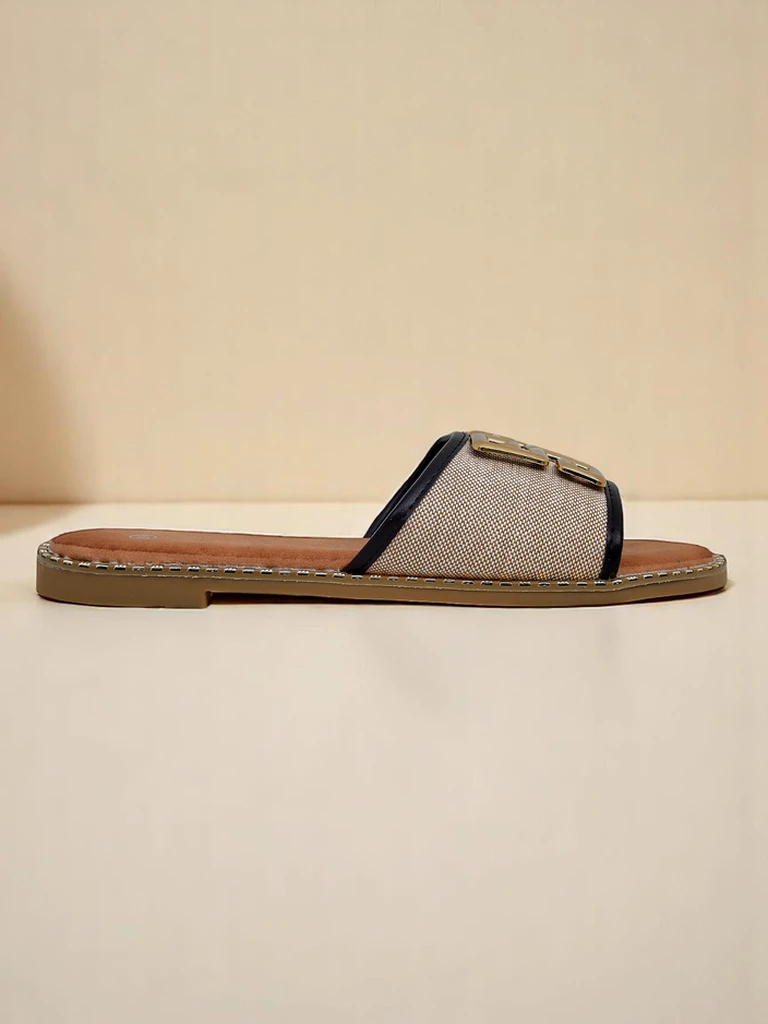 Royalfashion Damen-Slipper mit flacher Sohle Rorole