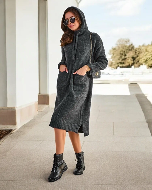 Жіночий довгий светр Royalfashion