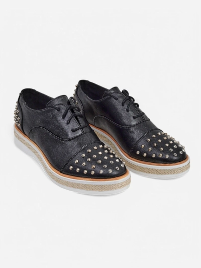 Royalfashion Damen Ballerinas mit Nieten Azaldo