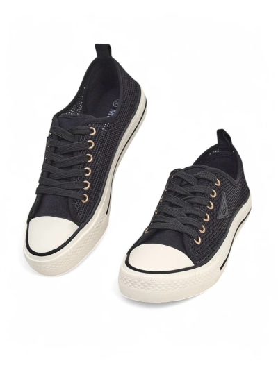 Royalfashion Damen-Lochmuster-Sneaker Rebbse